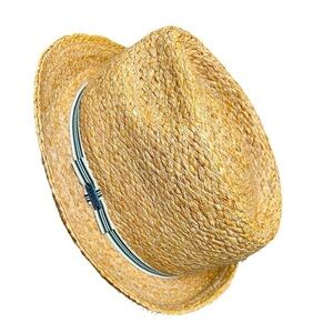 NWT Delux Straw Fedora Hat